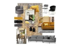 Sale Eetstoel - grijs Blanchett Eetkamerstoelen