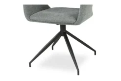 Eetkamerstoelen-Veyron Eetstoel - grijs Maeve