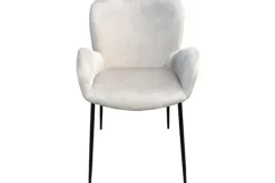 Eetkamerstoelen-Richmond Interiors Eetstoel 212331 Khaki Velvet Amber