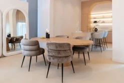 New Eetstoel 212321 Stone Chenille  Stella Eetkamerstoelen