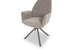Eetkamerstoelen-Tower Living Eetstoel Beige Grey Amaro