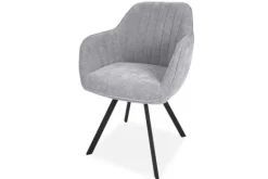 Eetkamerstoelen-Tower Living Eetstoel Blue Grey Bruno