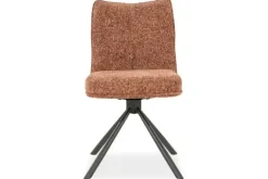 Eetkamerstoelen-By-Boo Eetstoel Burgundy 250191 Ferre