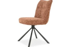 Eetkamerstoelen-By-Boo Eetstoel Burgundy 250191 Ferre