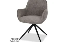 Eetkamerstoelen-Tower Living Eetstoel Cement Grey Fondo