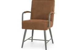 Discount Eetstoel Cognac Belmonte Eetkamerstoelen