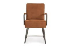 Discount Eetstoel Cognac Belmonte Eetkamerstoelen