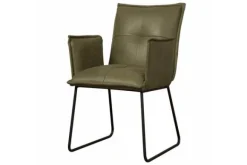 Eetkamerstoelen-Tower Living Eetstoel Green Seda