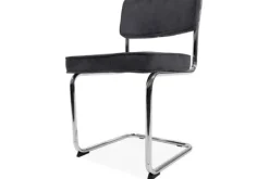 Eetkamerstoelen-Daytona Eetstoel Grijs Yin