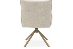Eetkamerstoelen-Divani Eetstoel Lodge Linen 110 Pasmida |Wit|Bruin|Grijs|Zwart|Groen|Blauw|Oranje