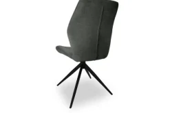 Eetkamerstoelen-Olijk Eetstoel Miami Black Sieb