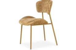 Eetkamerstoelen-By-Boo Eetstoel Mosterd 250194 Dare