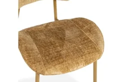 Eetkamerstoelen-By-Boo Eetstoel Mosterd 250194 Dare