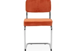 Eetkamerstoelen-Daytona Eetstoel Oranje Yin