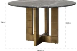 Eettafels-Richmond Interiors Eettafel 211661 Collada