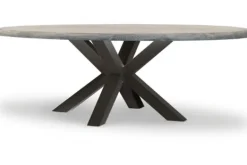 Eettafels-Country Style Eettafel  Albero Zwart