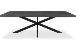 Eettafels-Wood Wonders Eettafel Black Matt Jambe