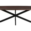 Discount Eettafel Danish Oval Brown Jesper Eettafels
