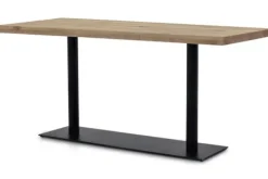 Eettafels-Country Style Eettafel Destra Zwart