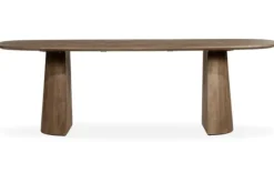 Eettafels-Eleonora Meubelen Eettafel Lichtbruin Lune