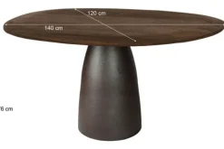 Eettafels-Livingfurn Eettafel Marron