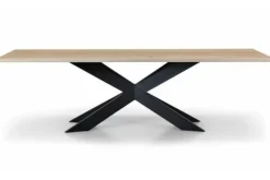 Eettafels-Country Style Eettafel Mensola Zwart