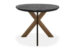 Eettafels-Richmond Interiors Eettafel Ovaal  Blackbone Brass