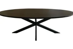 Hot Eettafel Oval Black Jesper Eettafels