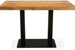 Bartafels|Eettafels-Label51 Eettafel Straight Edge Bruin