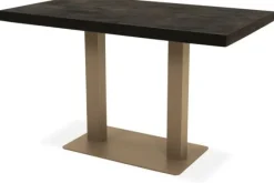 Bartafels|Eettafels-Label51 Eettafel Straight Edge Zwart