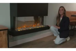 Online Elektrische Levico 120 3D LED haard Disegno Sfeerhaarden