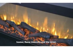 Best Elektrische Levico 90 3D LED haard zwart Disegno Sfeerhaarden