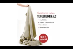 New Elektrische warmtedeken Beige Plaids