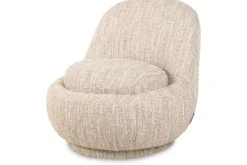 Ronde Fauteuils-Richmond Interiors Fauteuil 213988 Beige Angora Arlanda