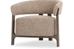 Hot Fauteuil 214107 Brown Tweed Dalara Ronde Fauteuils