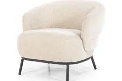 Online Fauteuil - taupe Safari | 95897 David Ronde Fauteuils