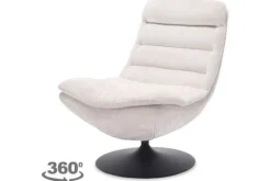 Discount Fauteuil Almond White Marano Draaifauteuils