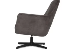 Outlet Fauteuil Antraciet CM-55.000 Toby Draaifauteuils