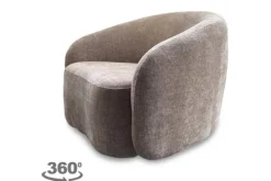 Draaifauteuils-Tower Living Fauteuil Beige Castro