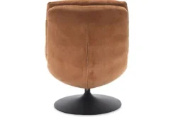 Sale Fauteuil Caramel Brown Marano Draaifauteuils