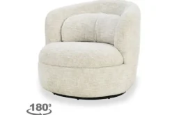 Best Fauteuil Cream Britt Draaifauteuils