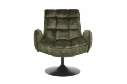Outlet Fauteuil Dark Green Tropea Draaifauteuils