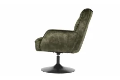 Outlet Fauteuil Dark Green Tropea Draaifauteuils