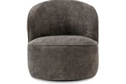 Draaifauteuils-Tower Living Fauteuil Dark Grey Belvi