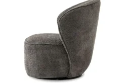 Draaifauteuils-Tower Living Fauteuil Dark Grey Belvi