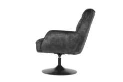 Draaifauteuils-Tower Living Fauteuil Dark Grey Tropea