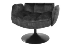 Draaifauteuils-Tower Living Fauteuil Dark Grey Tropea