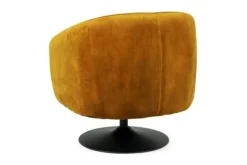 Ronde Fauteuils|Draaifauteuils-Tower Living Fauteuil Gold Barga