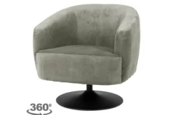 Sale Fauteuil Grey Barga Ronde Fauteuils|Draaifauteuils