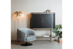 Sale Fauteuil Grey Barga Ronde Fauteuils|Draaifauteuils